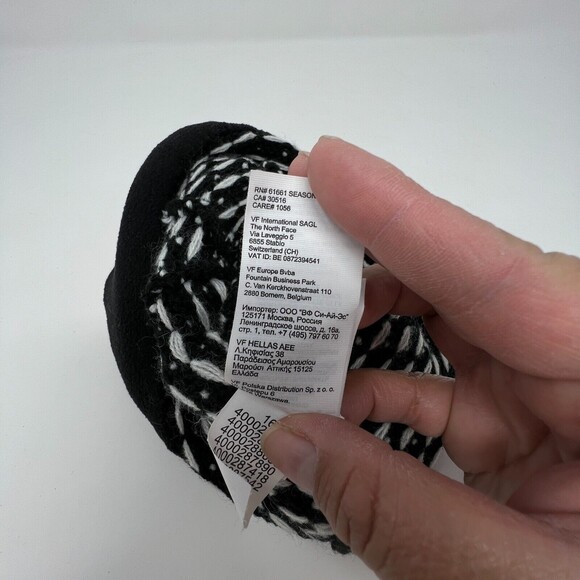 THE NORTH FACE POM POM BEANIE PINK POLKA DOT YOUTH MEDIUM - Picture 6 of 7